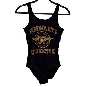Hogwarts Gryffindor Quidditch Seeker Black Bodysuit Girls 14/16 Womens XS